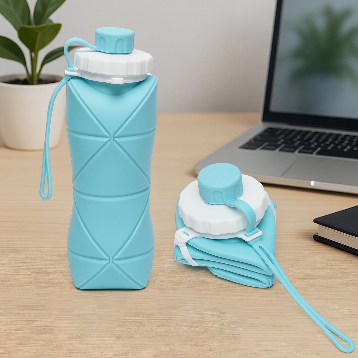 600ml Collapsible Silicone Water Bottle 600ml Collapsible Silicone Water Bottle